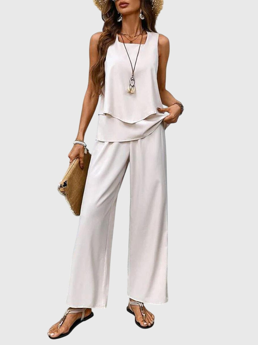 Clara | Elegant 2-Piece Summer Set