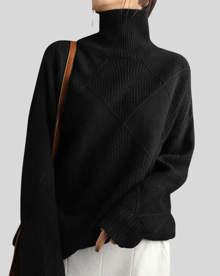Clara | Luxe Cashmere Turtleneck Sweater