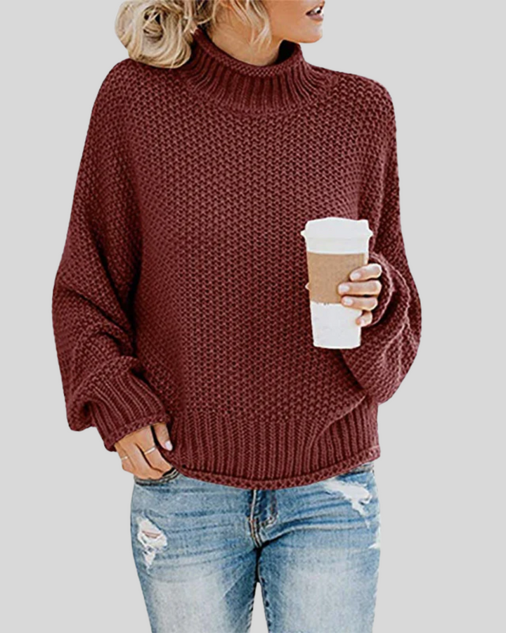 Clara | Chunky Knit Turtleneck Sweater