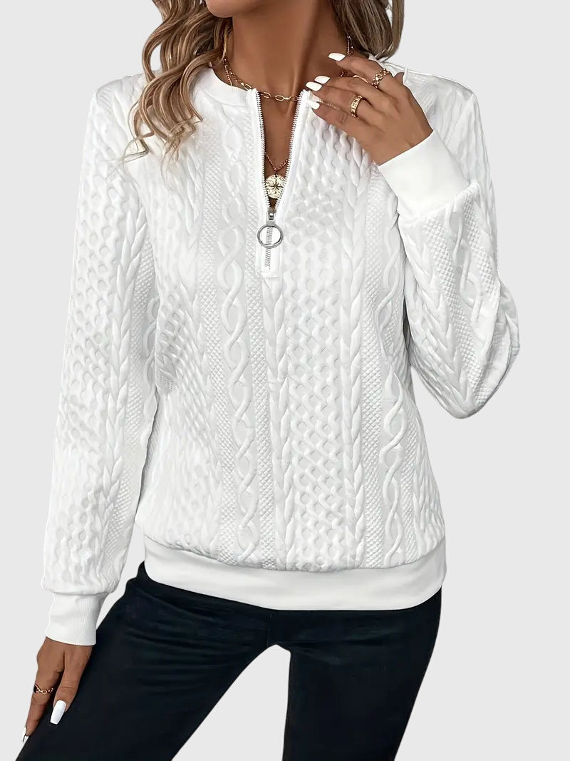 Clara | Sweater with Zipper