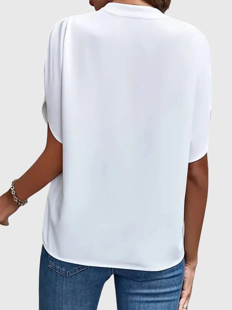 Clara | Soft and Elegant V-Neck Shirt