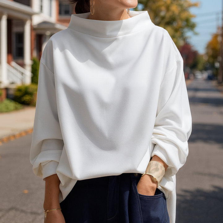 Elly | High-Neck Soft Knit Top