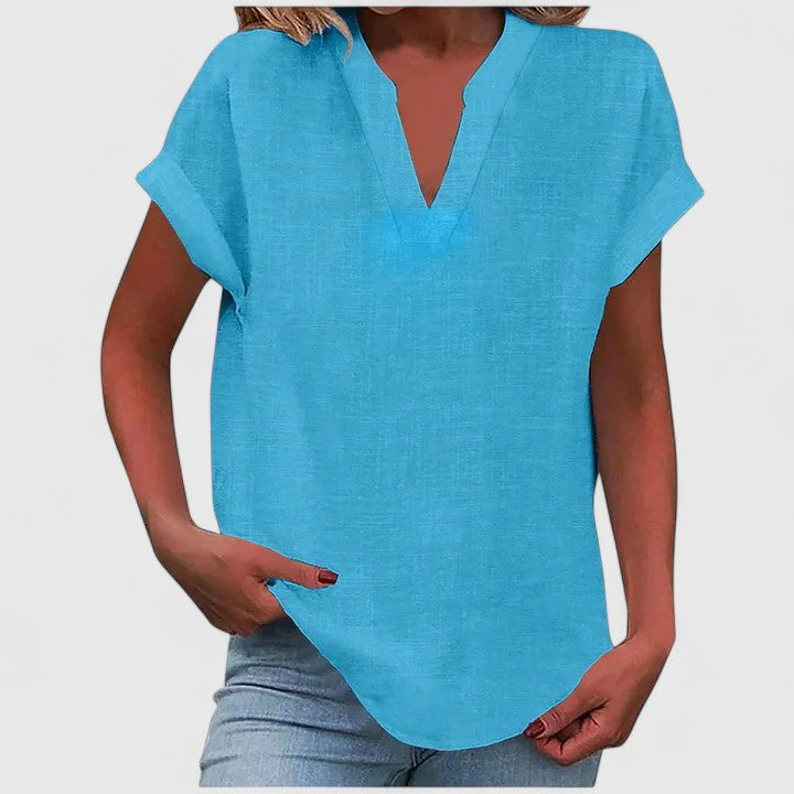 Clara | Comfortable V-Neck Blouse
