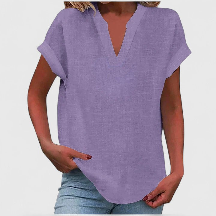 Clara | Comfortable V-Neck Blouse