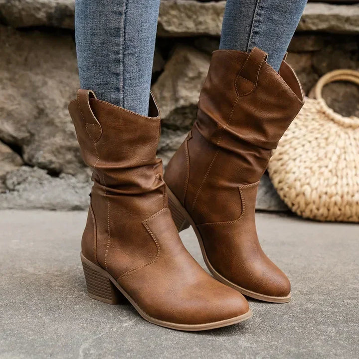 Julia | Autumn Leather Boots
