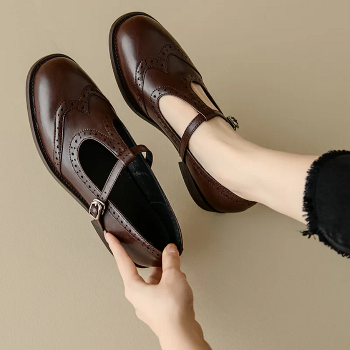 Clara | Elegant T-Strap Mary Janes
