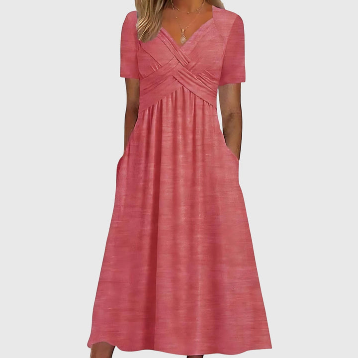 Clara | Midi Dress with Tummy Control