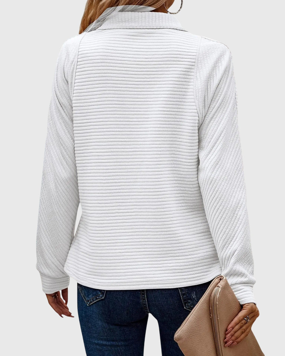 Clara | Elegant Sweater with Zipper