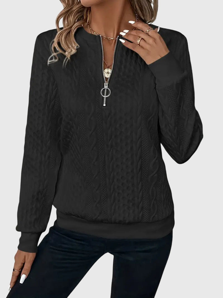 Clara | Sweater with Zipper