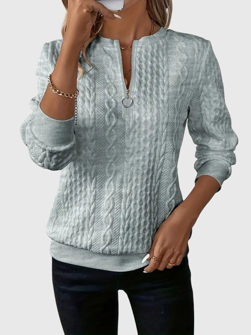 Clara | Sweater with Zipper