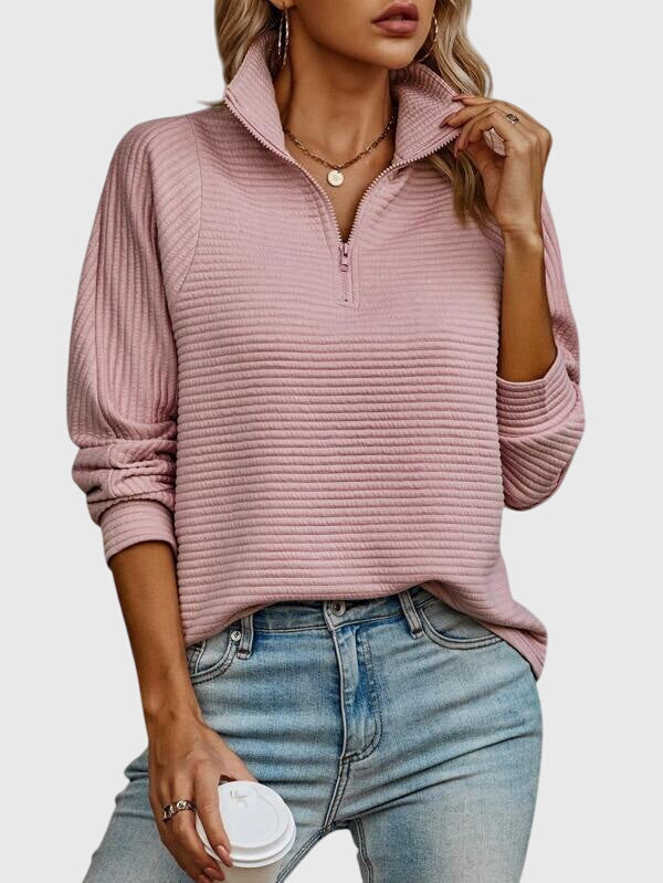 Clara | Elegant Sweater with Zipper