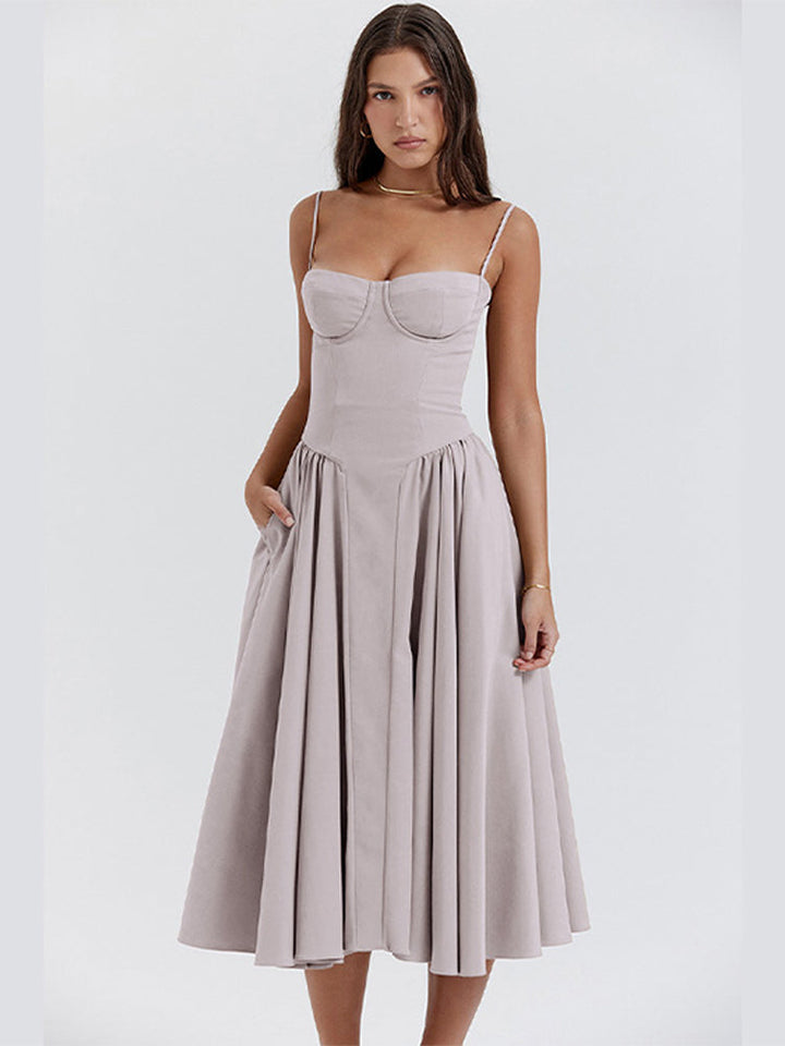 Phoebe - Vintage Cross-Border Fashionable Tank Long Dress