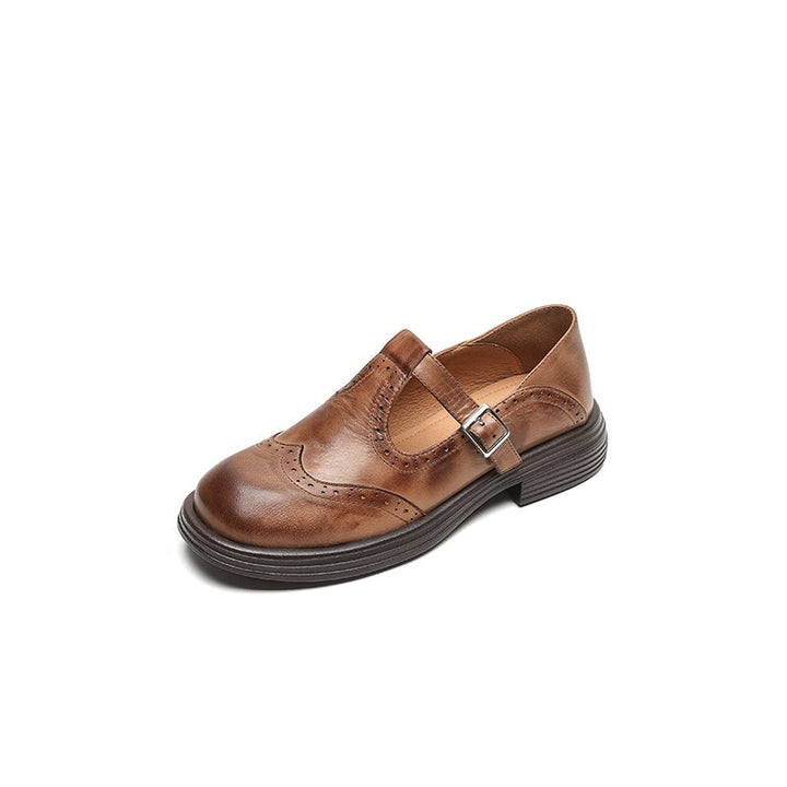 Clara | Leather Mary Janes