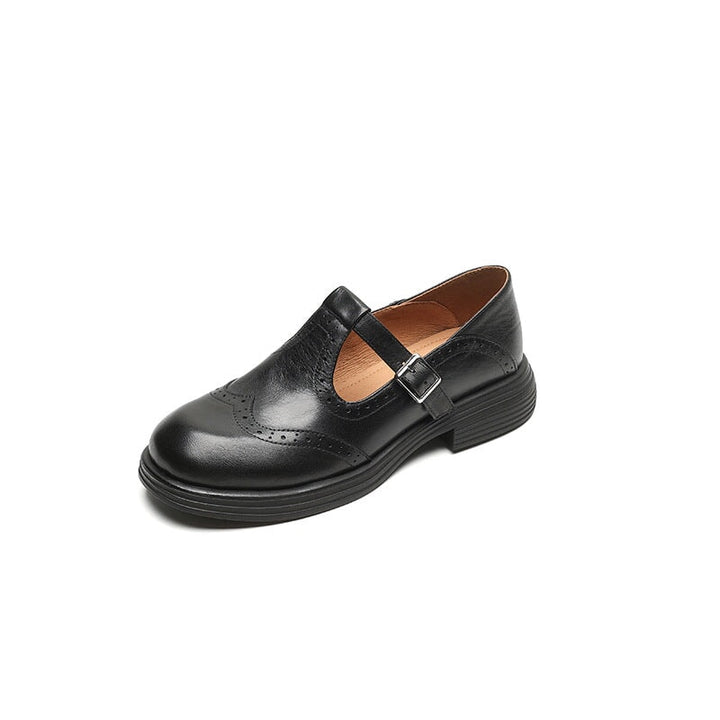 Clara | Leather Mary Janes