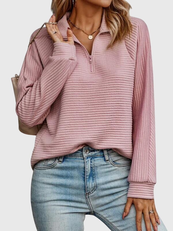 Clara | Elegant Sweater with Zipper