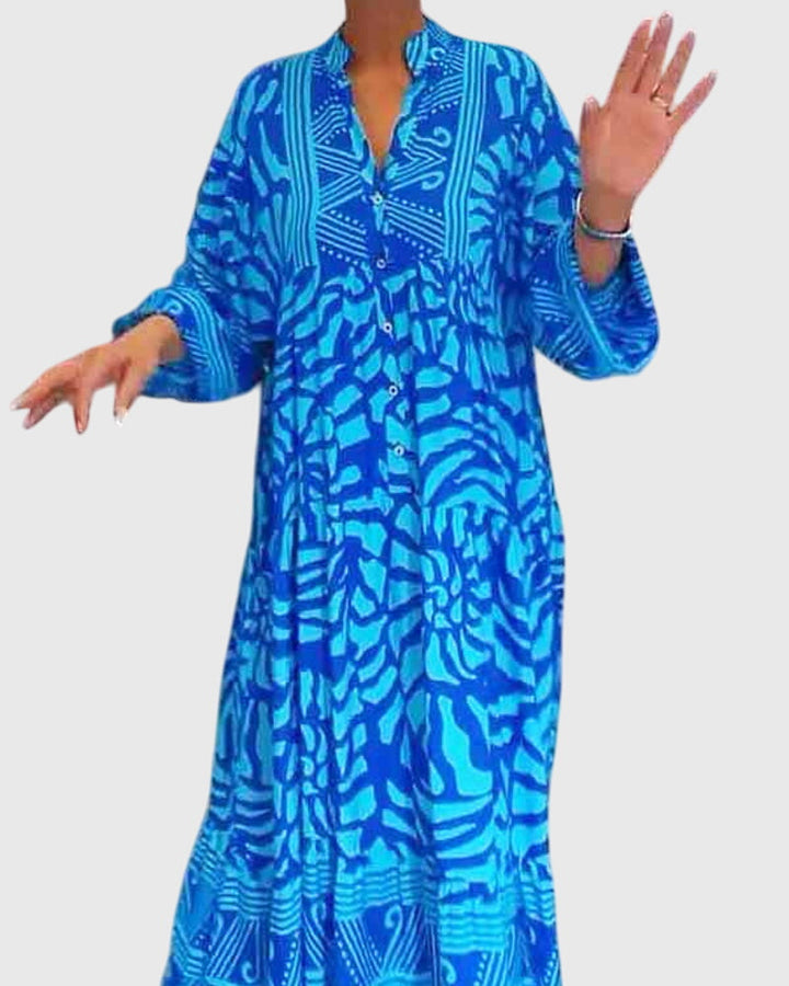 Clara | Maxi Dress With Elegant Print
