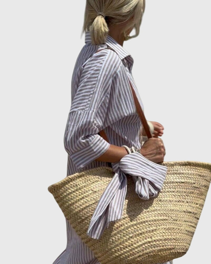 Clara | Classic Striped Dress