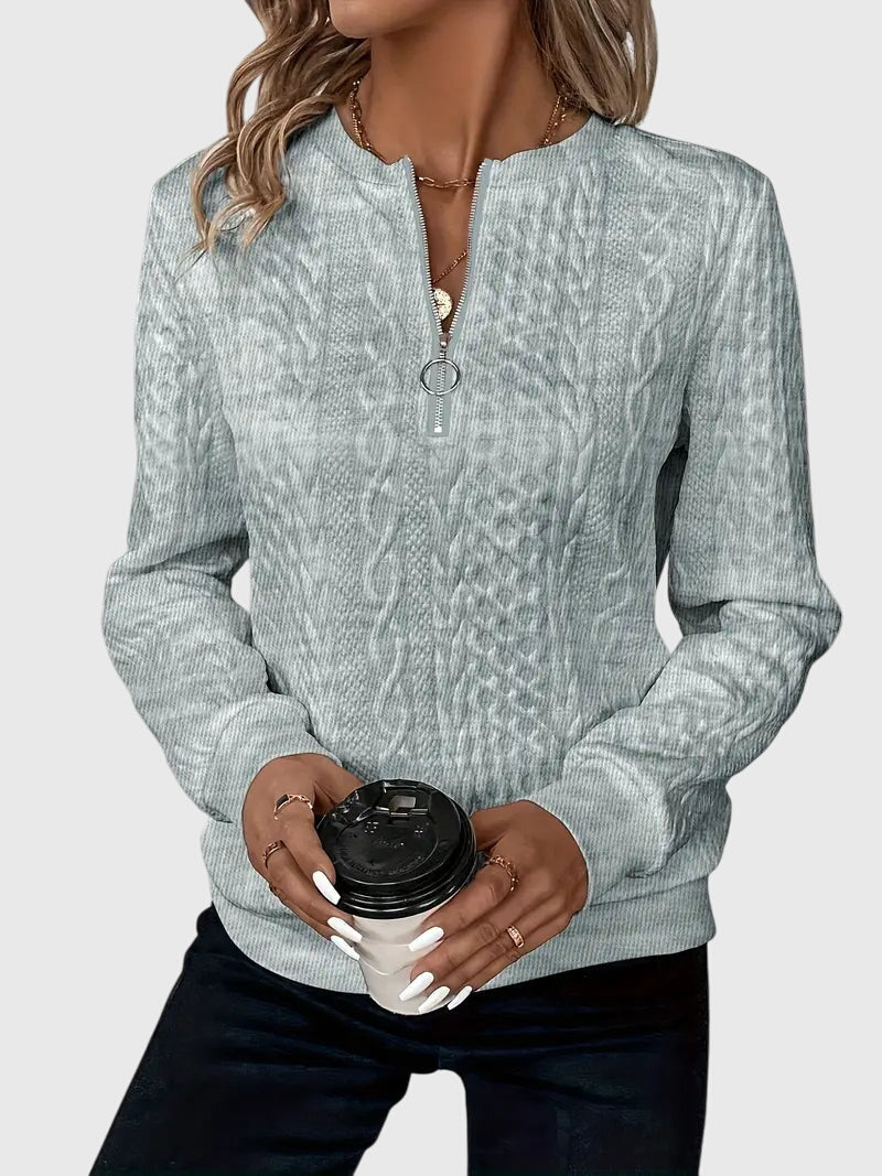 Clara | Sweater with Zipper