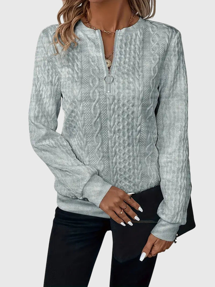 Clara | Sweater with Zipper