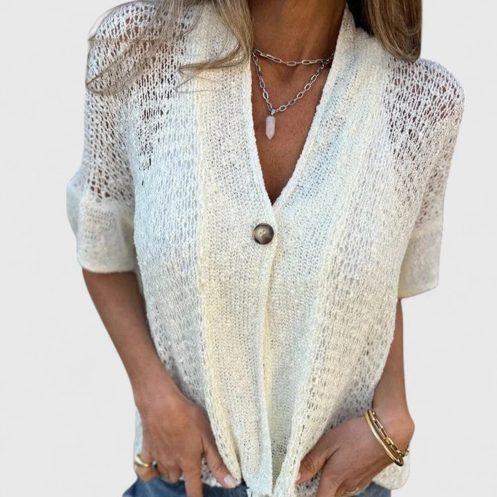 Clara | Elegant Knitted Shirt